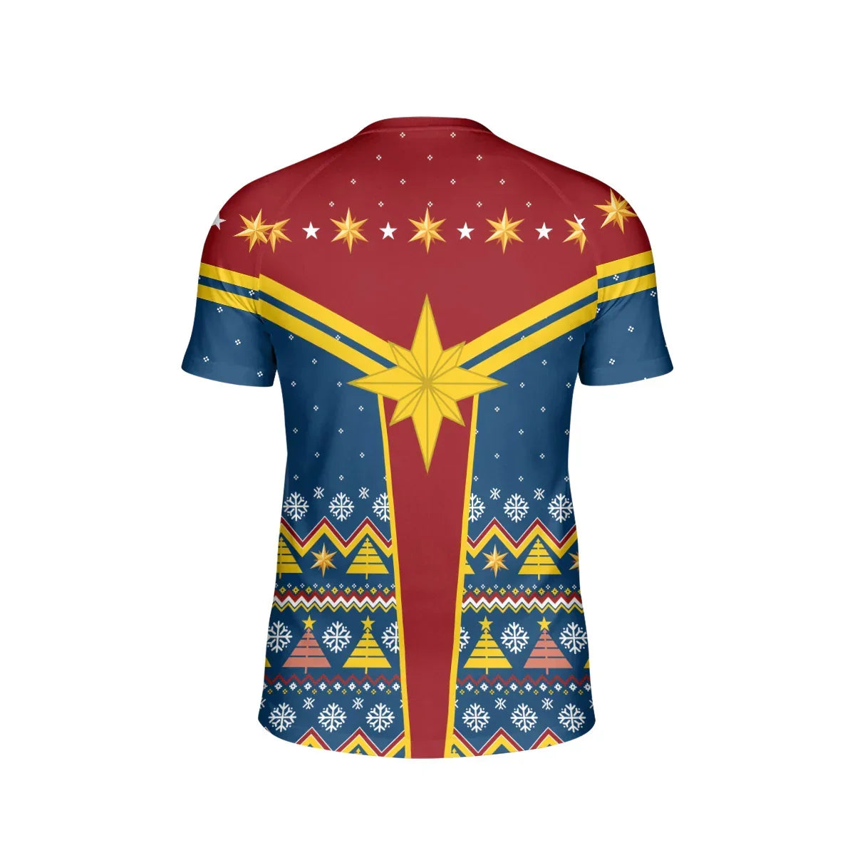 Captain Marvel Christmas Kids Rash Guard