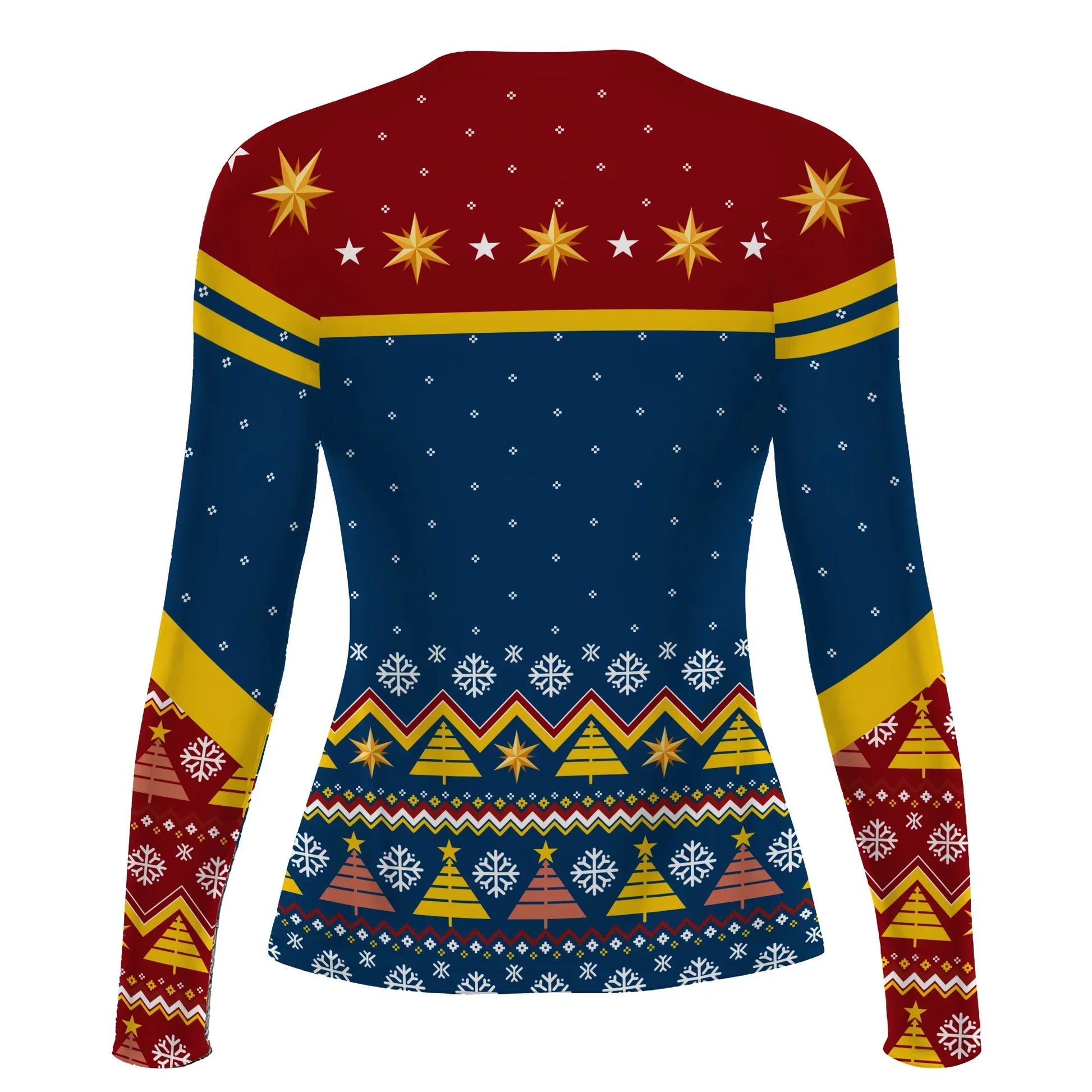Captain Marvel Christmas Rash Guard