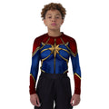 Captain Marvel Kids Rash Guard