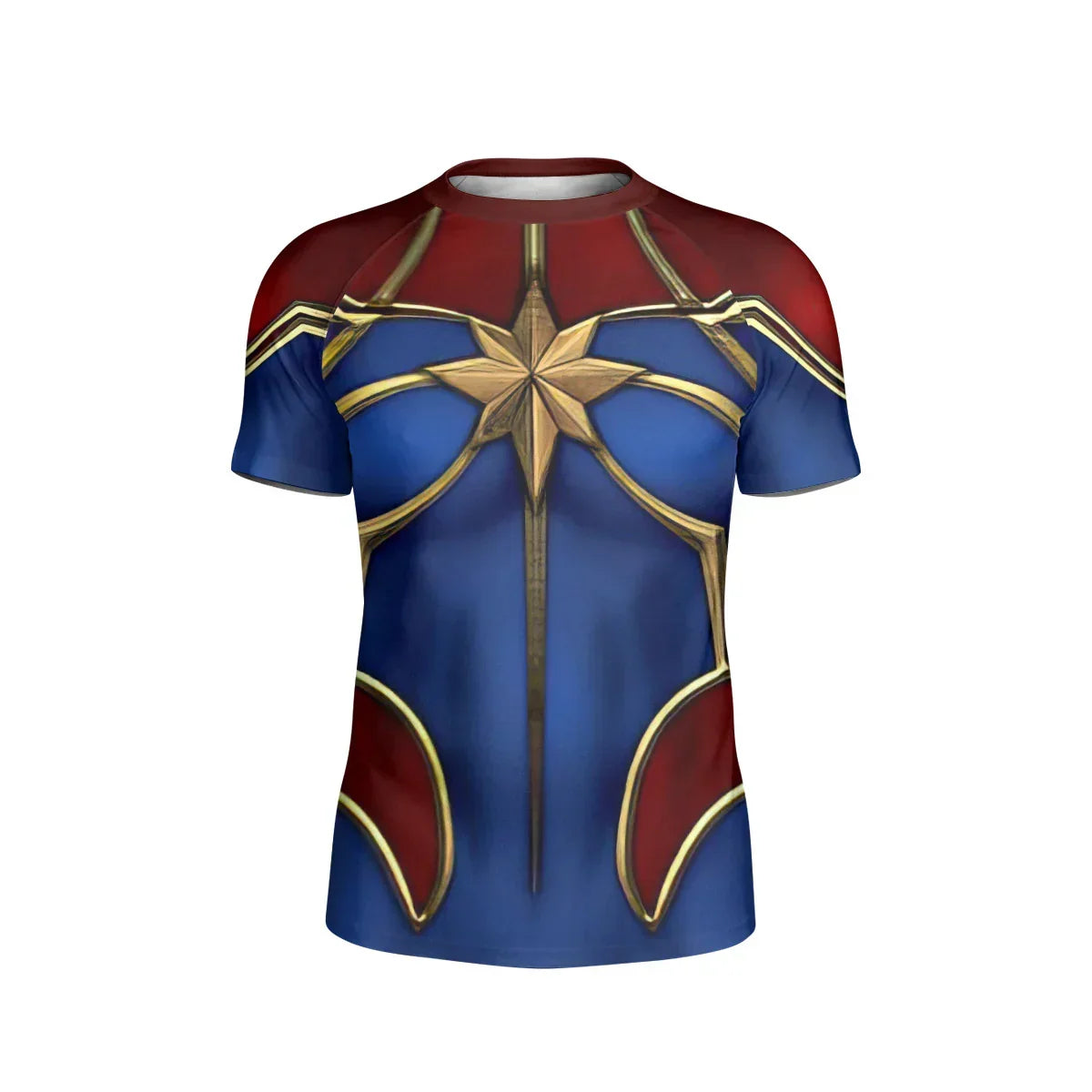 Captain Marvel Kids Rash Guard