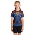 Captain Marvel Kids Rash Guard