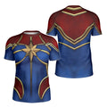 Captain Marvel Kids Rash Guard