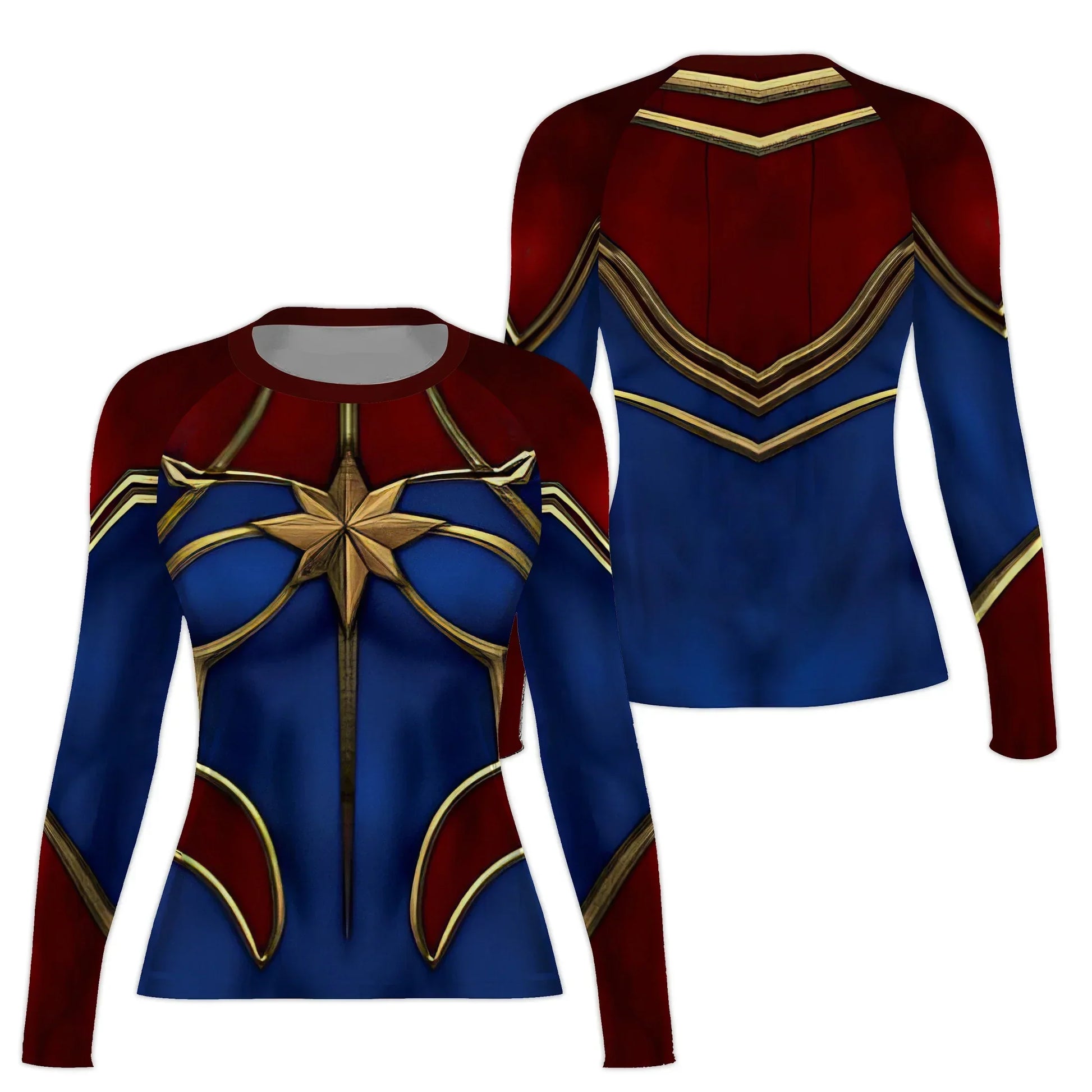 Captain Marvel Rash Guard