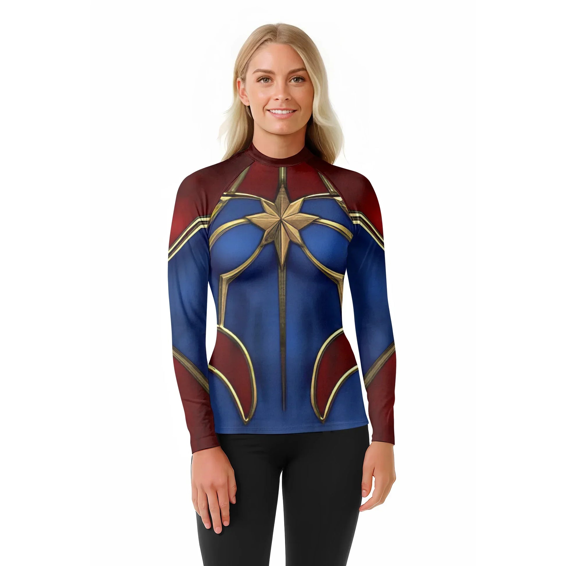 Captain Marvel Rash Guard