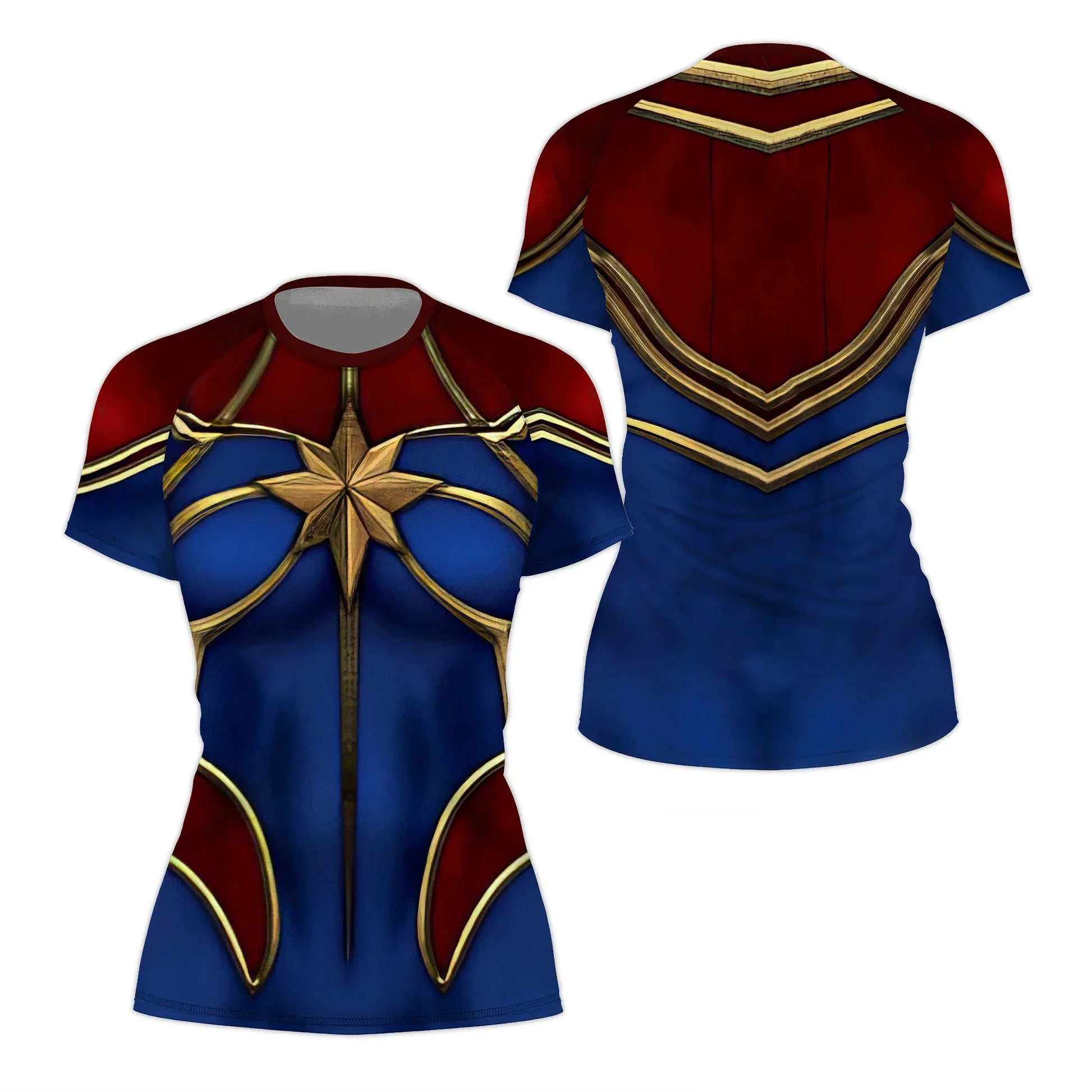 Captain Marvel Rash Guard