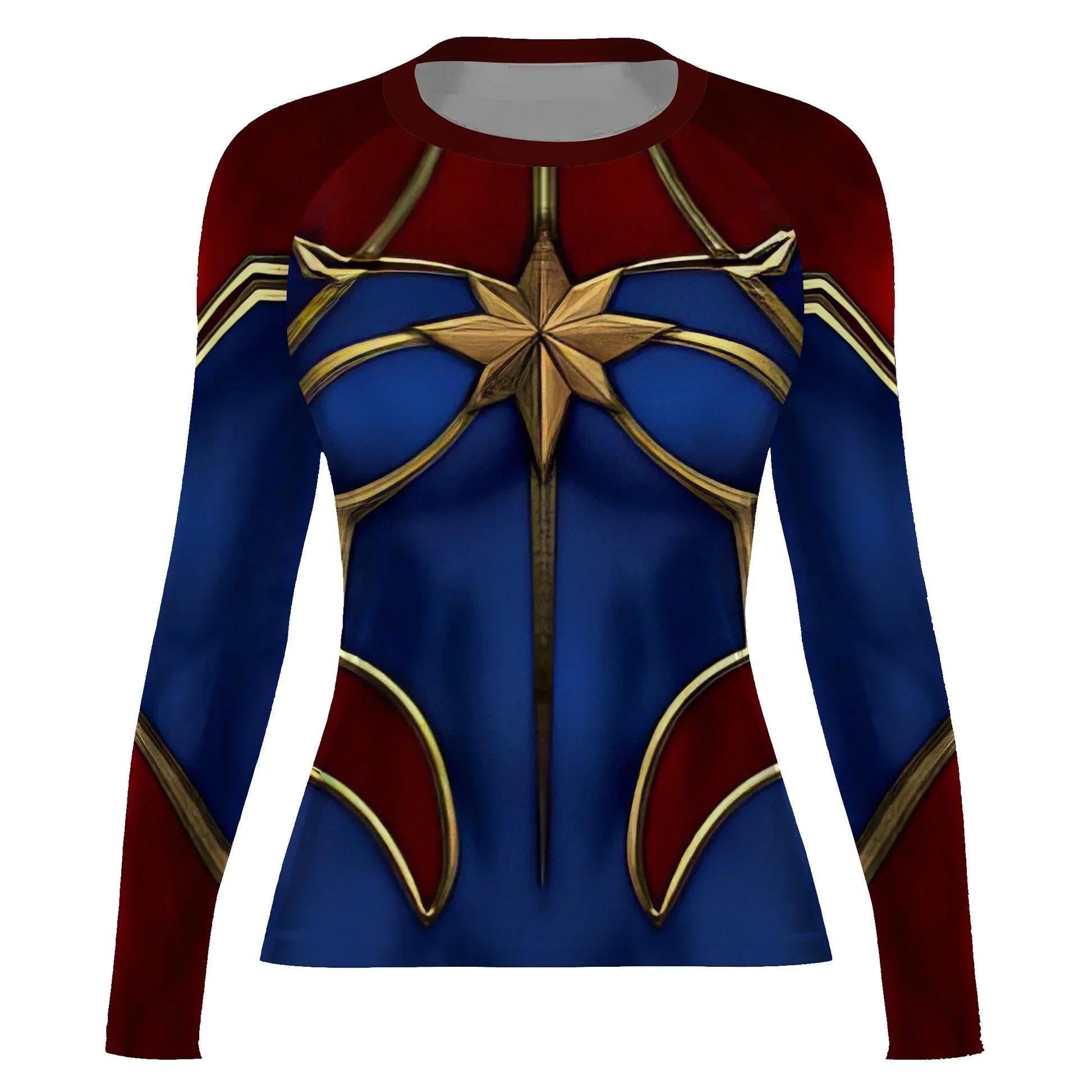 Captain Marvel Rash Guard