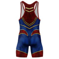 Captain Marvel Wrestling Singlet