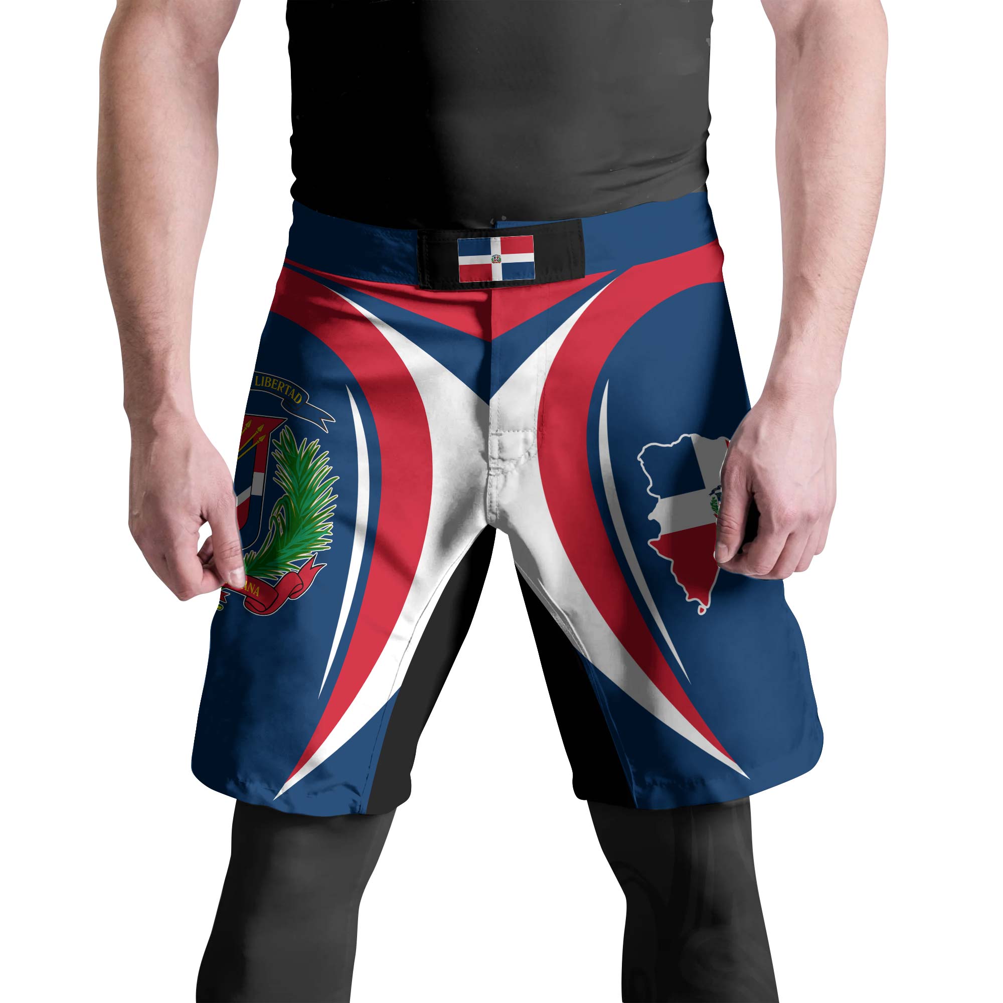 Caribbean Flag Defender Fight Shorts