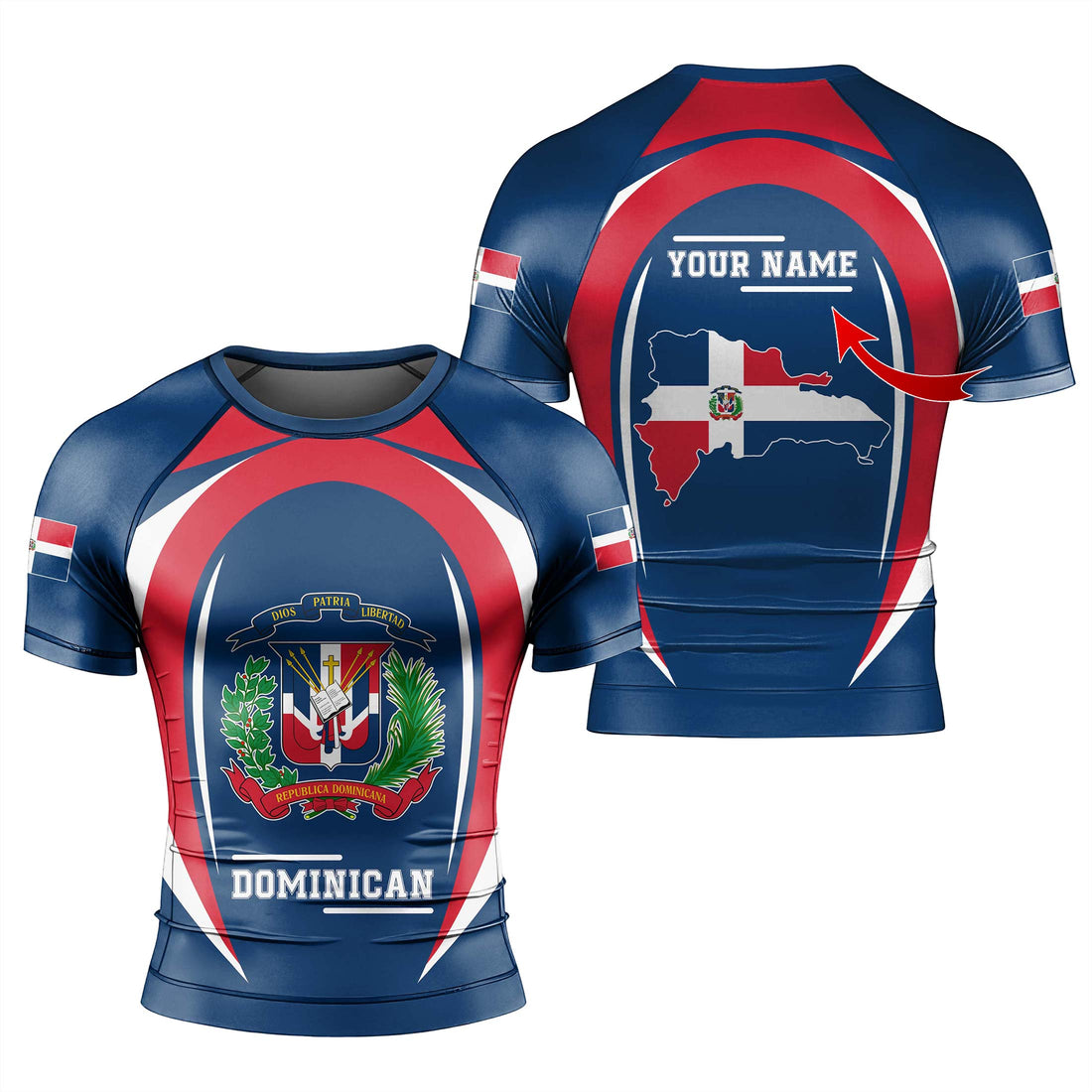 Caribbean Flag Defender Rash Guard