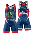 Caribbean Flag Defender Wrestling Singlets