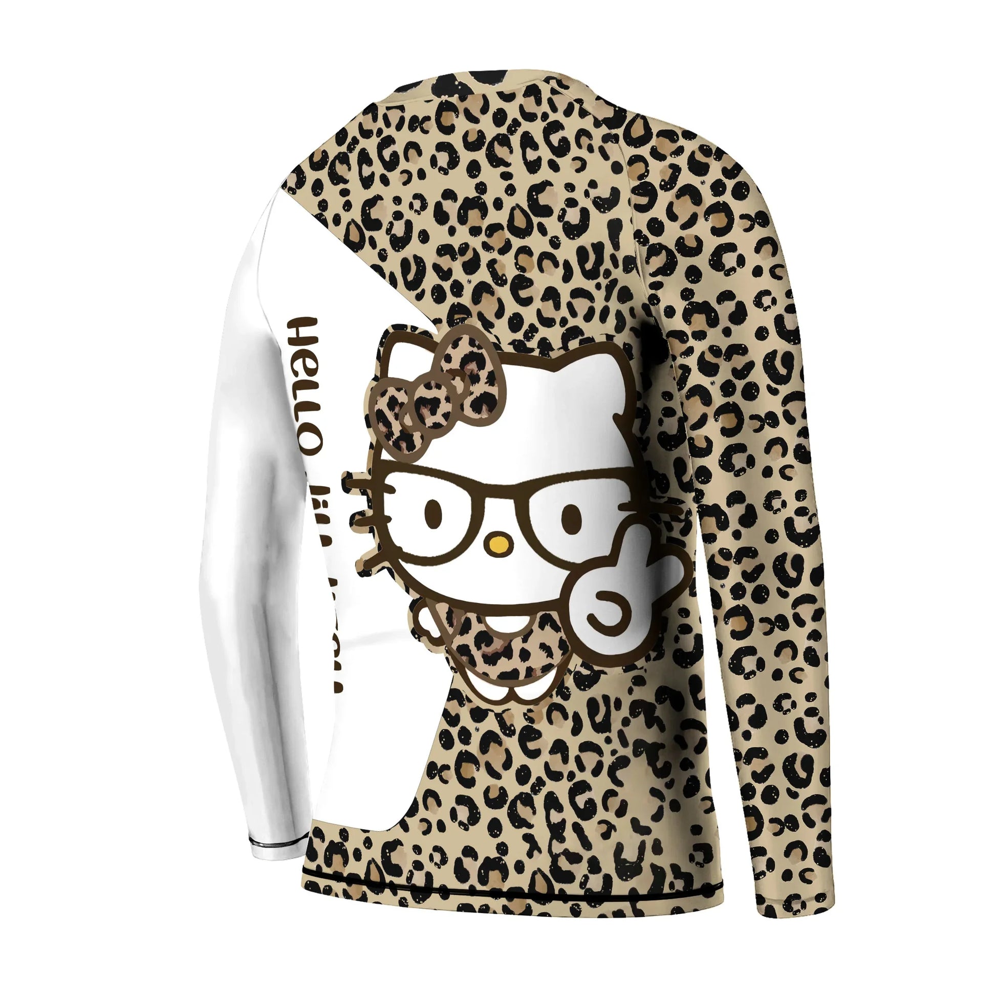 Cheetah Hello Kitty Kids Rash Guard