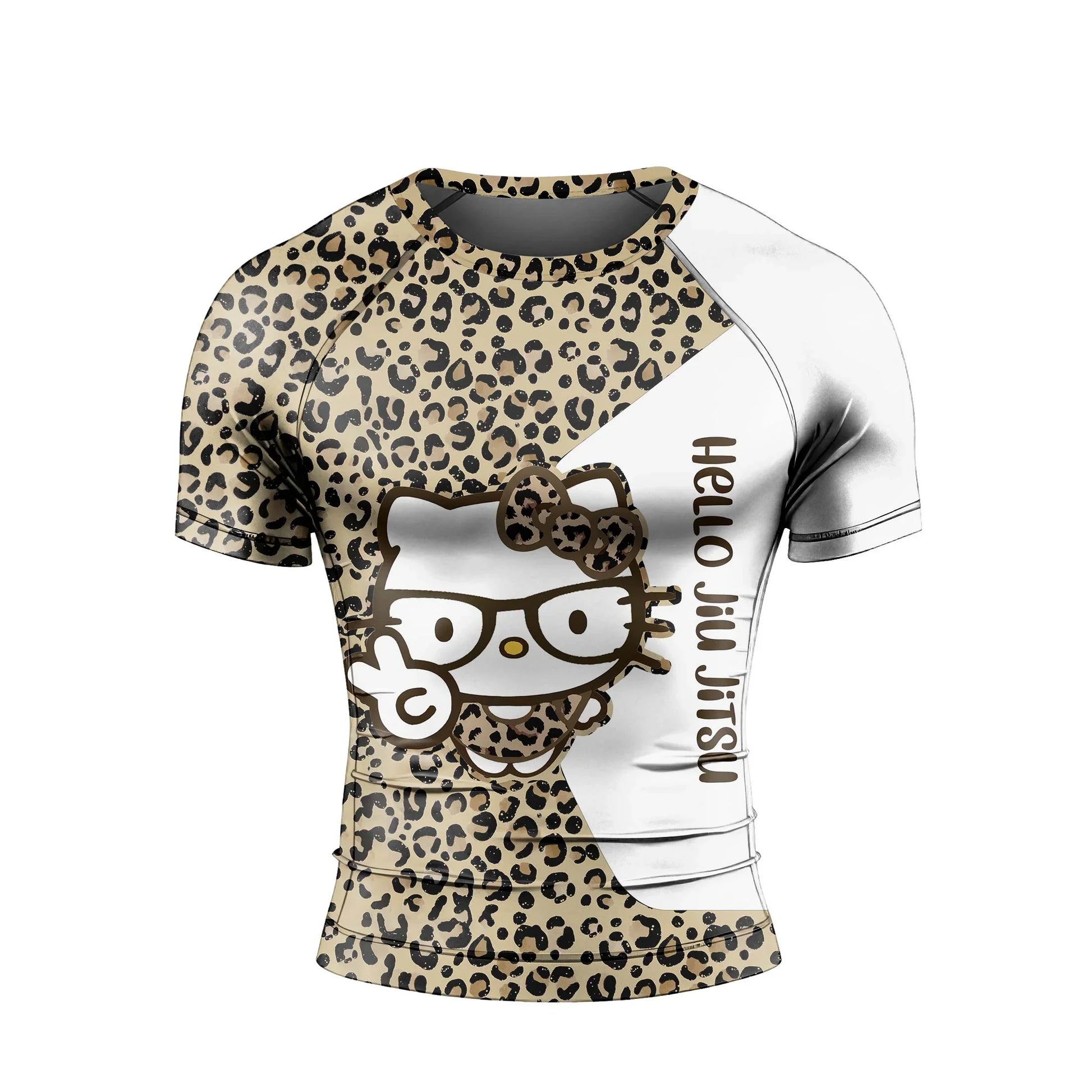 Cheetah Hello Kitty Rash Guard