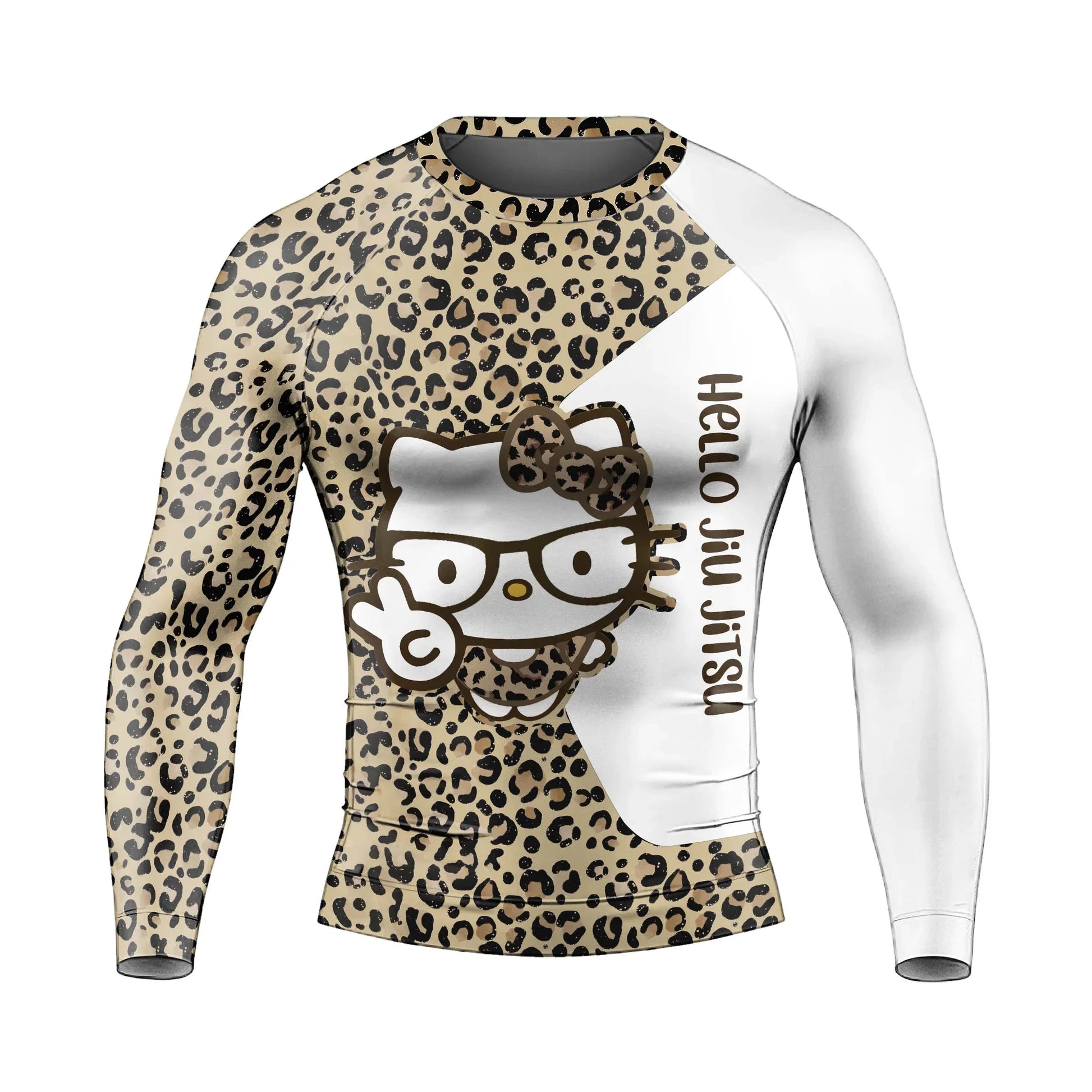 Cheetah Hello Kitty Rash Guard