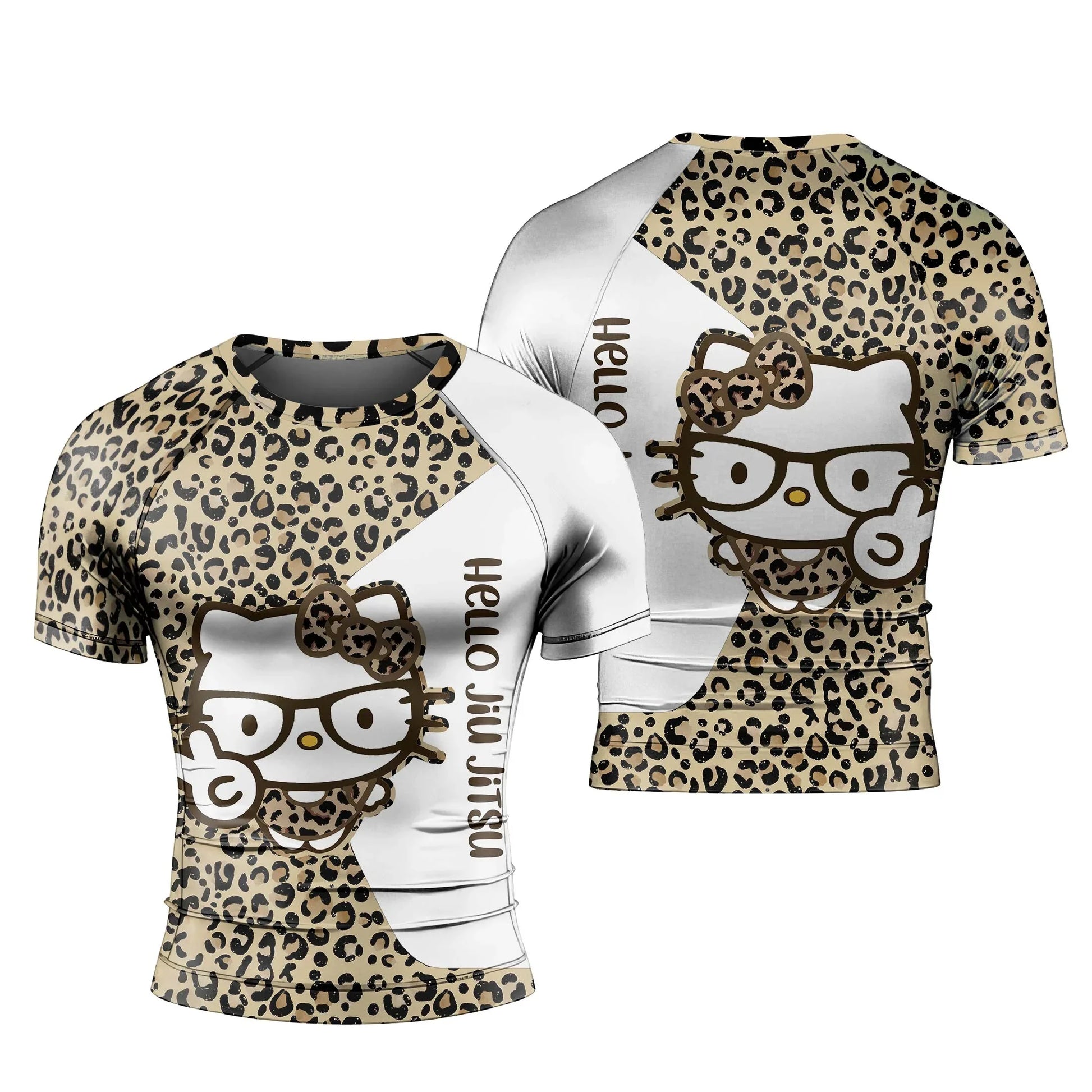Cheetah Hello Kitty Rash Guard