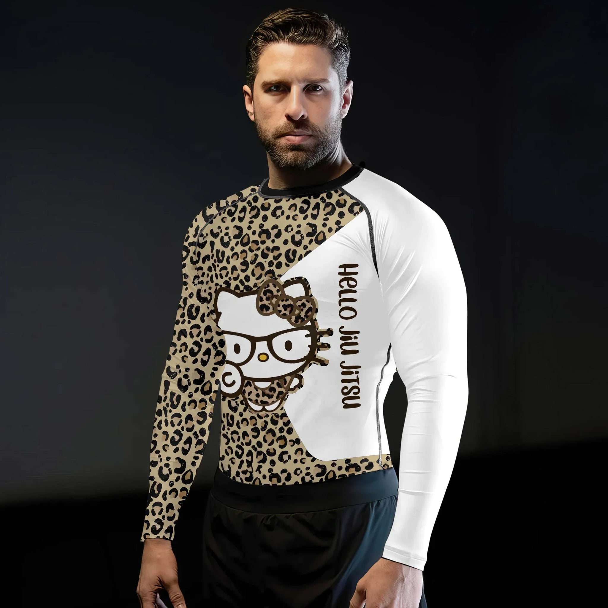 Cheetah Hello Kitty Rash Guard