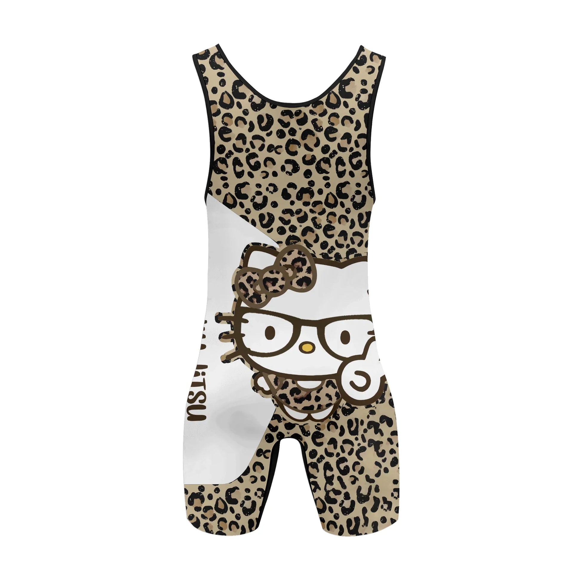 Cheetah Hello Kitty Wrestling Singlet