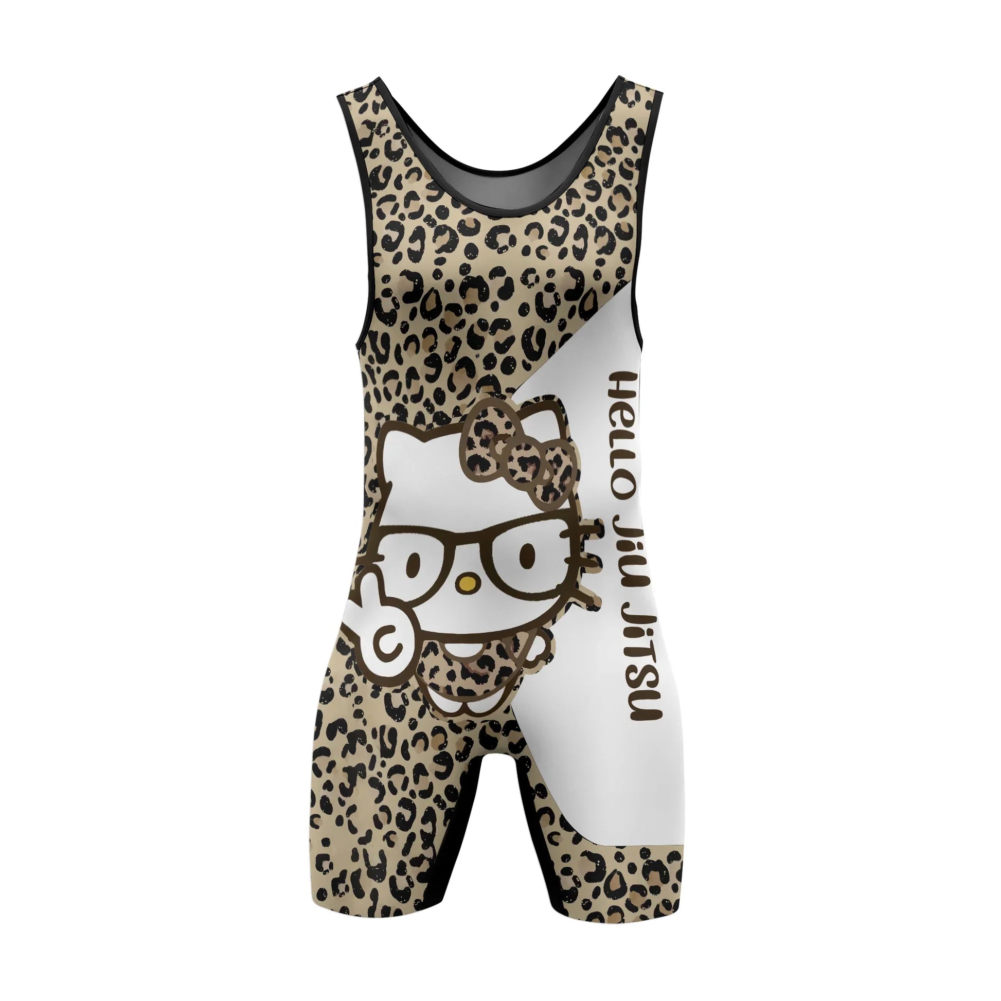 Cheetah Hello Kitty Wrestling Singlet
