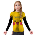 Chokemon Pikachu Face Kids Rash Guard