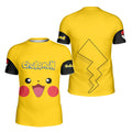 Chokemon Pikachu Face Kids Rash Guard