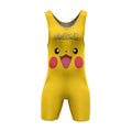 Chokemon Pikachu Face Wrestling Singlet