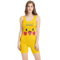Chokemon Pikachu Face Wrestling Singlet