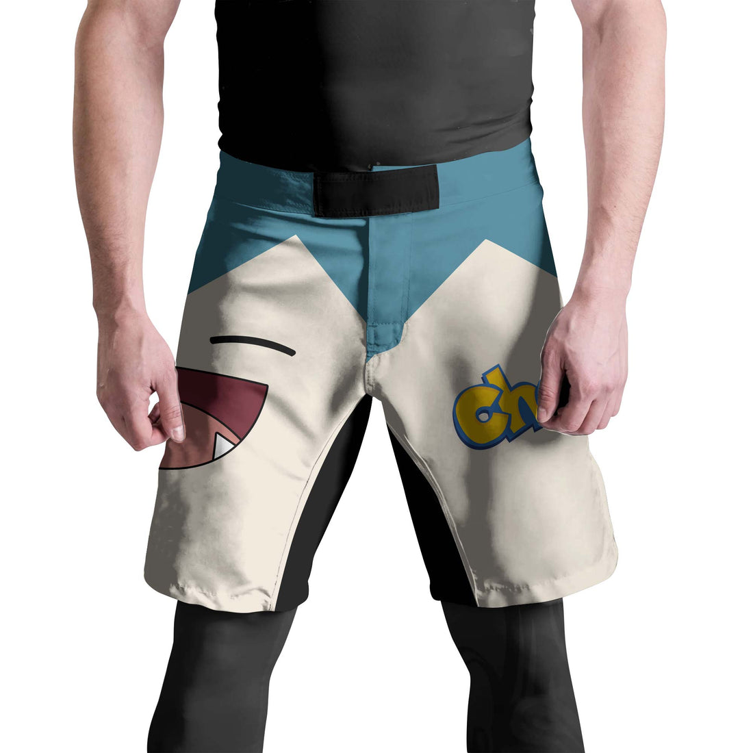 Chokemon Snorlax Face Fight Shorts