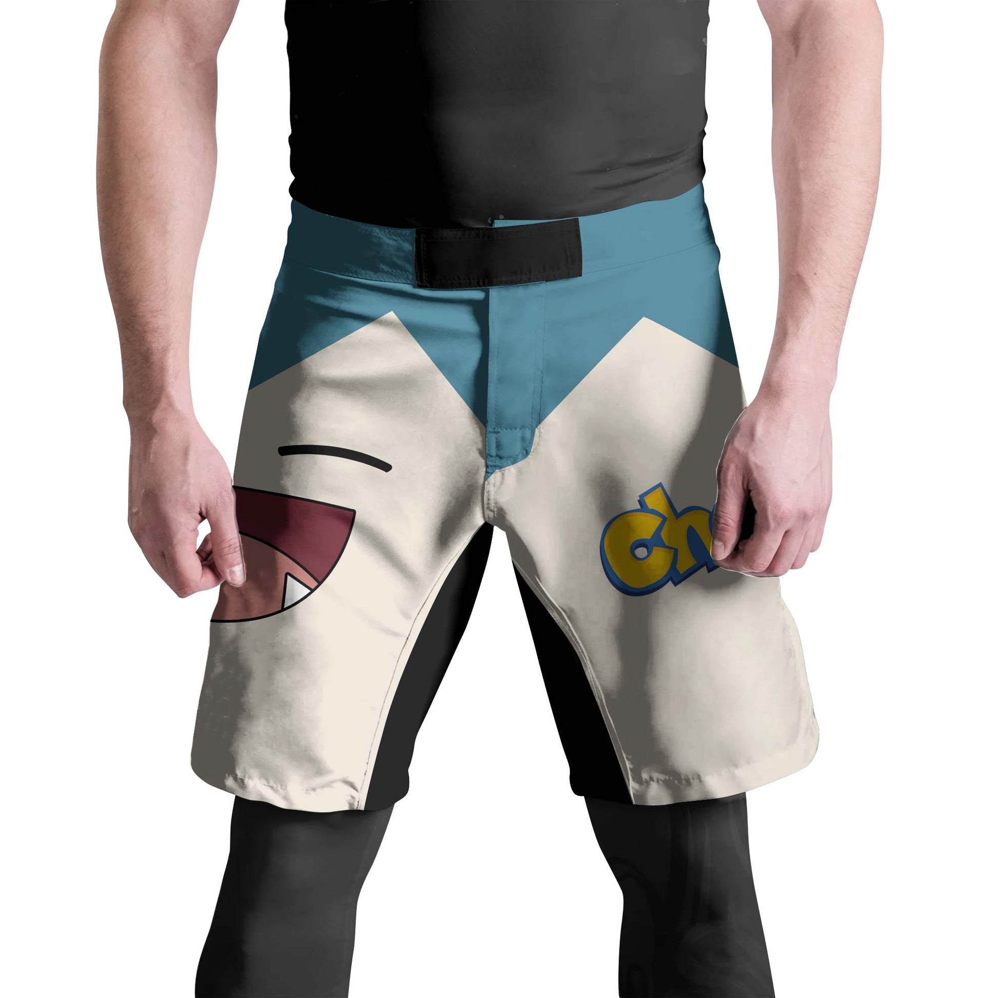 Chokemon Snorlax Face Fight Shorts