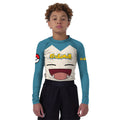 Chokemon Snorlax Face Kids Rash Guard