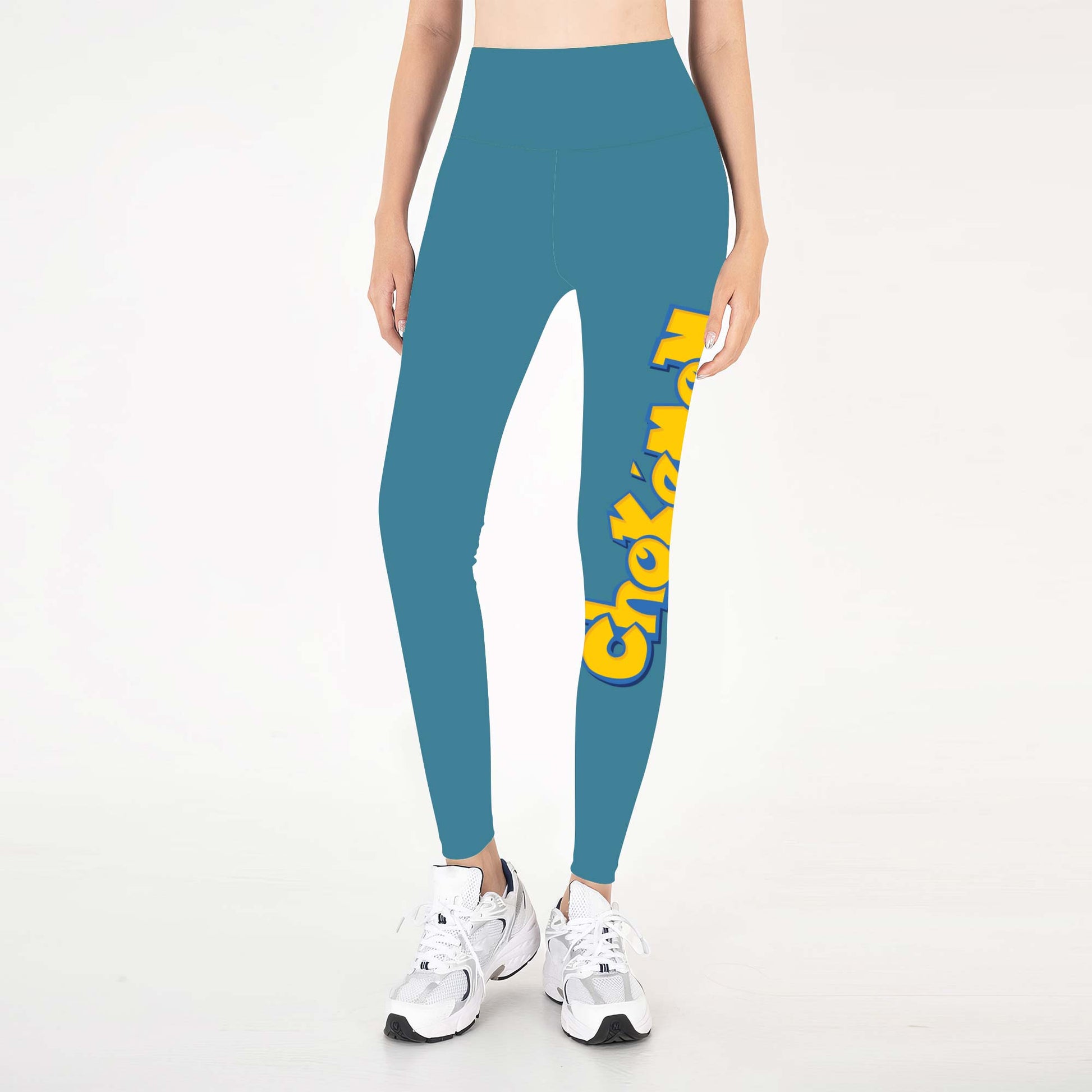 Chokemon Snorlax Face Leggings