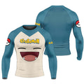 Chokemon Snorlax Face Rash Guard