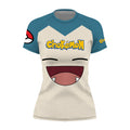 Chokemon Snorlax Face Rash Guard