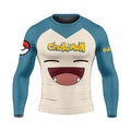Chokemon Snorlax Face Rash Guard