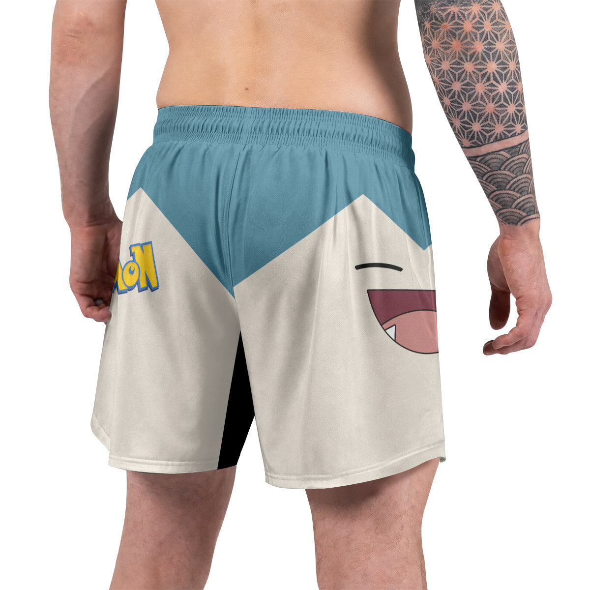 Chokemon Snorlax Face Grappling Shorts