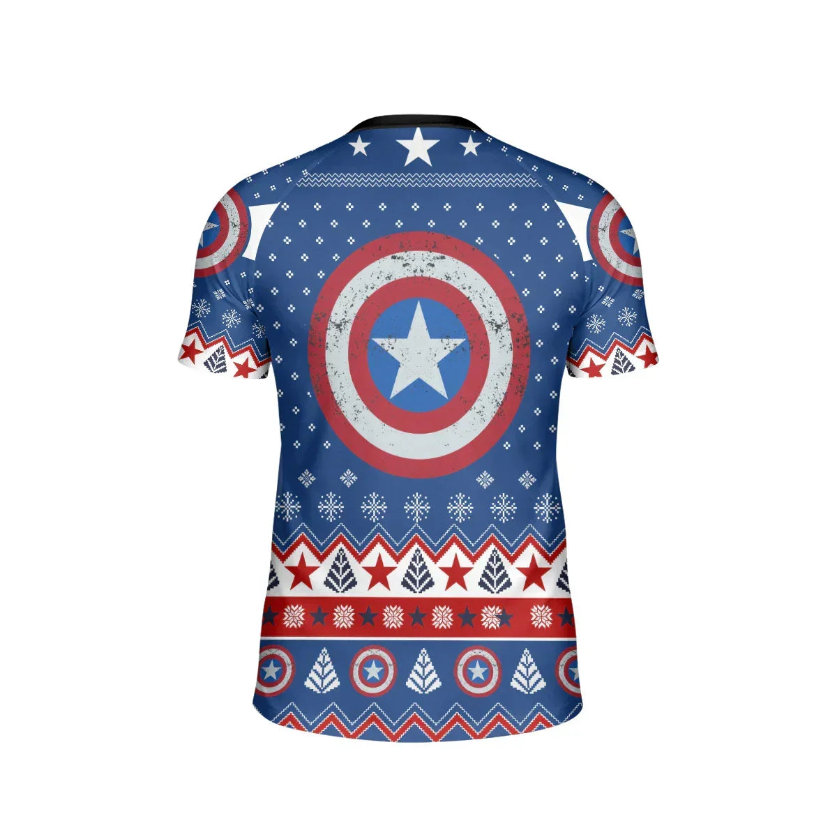 Christmas Captain America Kids Rash Guard