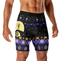 Christmas Jack Skellington Blue Compression Shorts