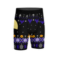 Christmas Jack Skellington Blue Compression Shorts