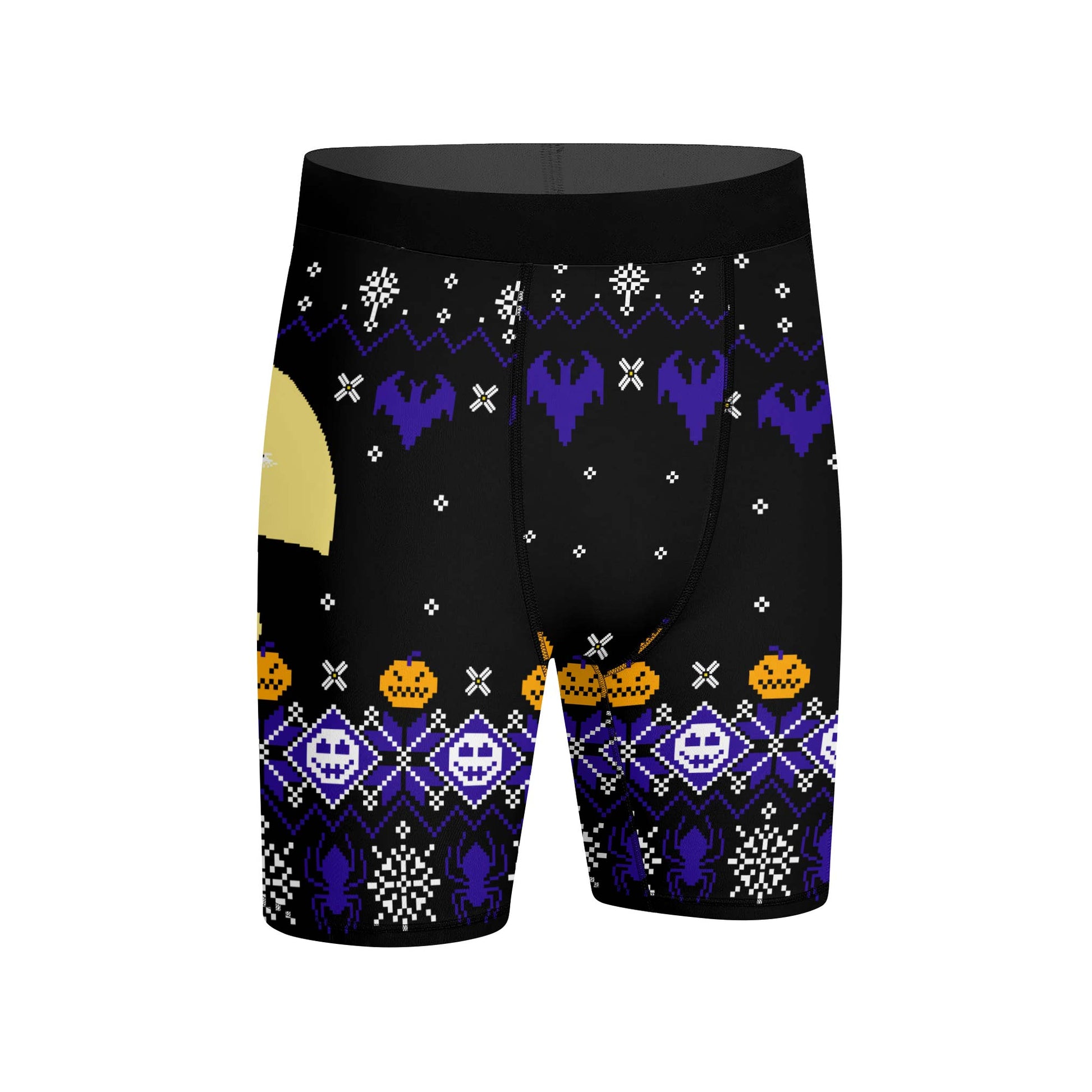 Christmas Jack Skellington Blue Compression Shorts