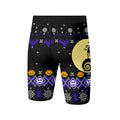 Christmas Jack Skellington Blue Compression Shorts