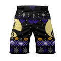 Christmas Jack Skellington Blue Fight Shorts