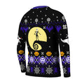 Christmas Jack Skellington Blue Kids Rash Guard