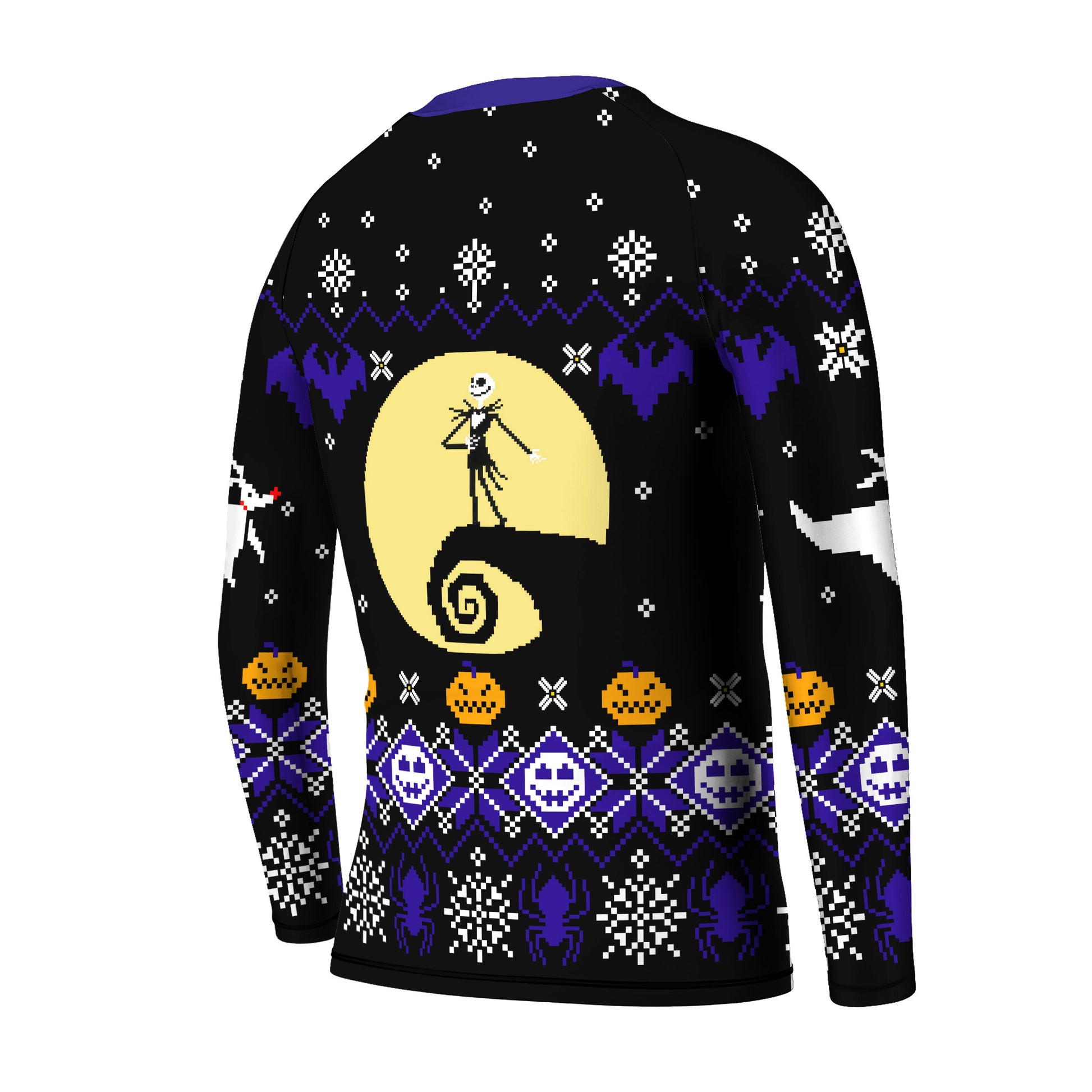 Christmas Jack Skellington Blue Kids Rash Guard