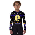Christmas Jack Skellington Blue Kids Rash Guard