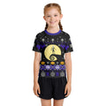 Christmas Jack Skellington Blue Kids Rash Guard