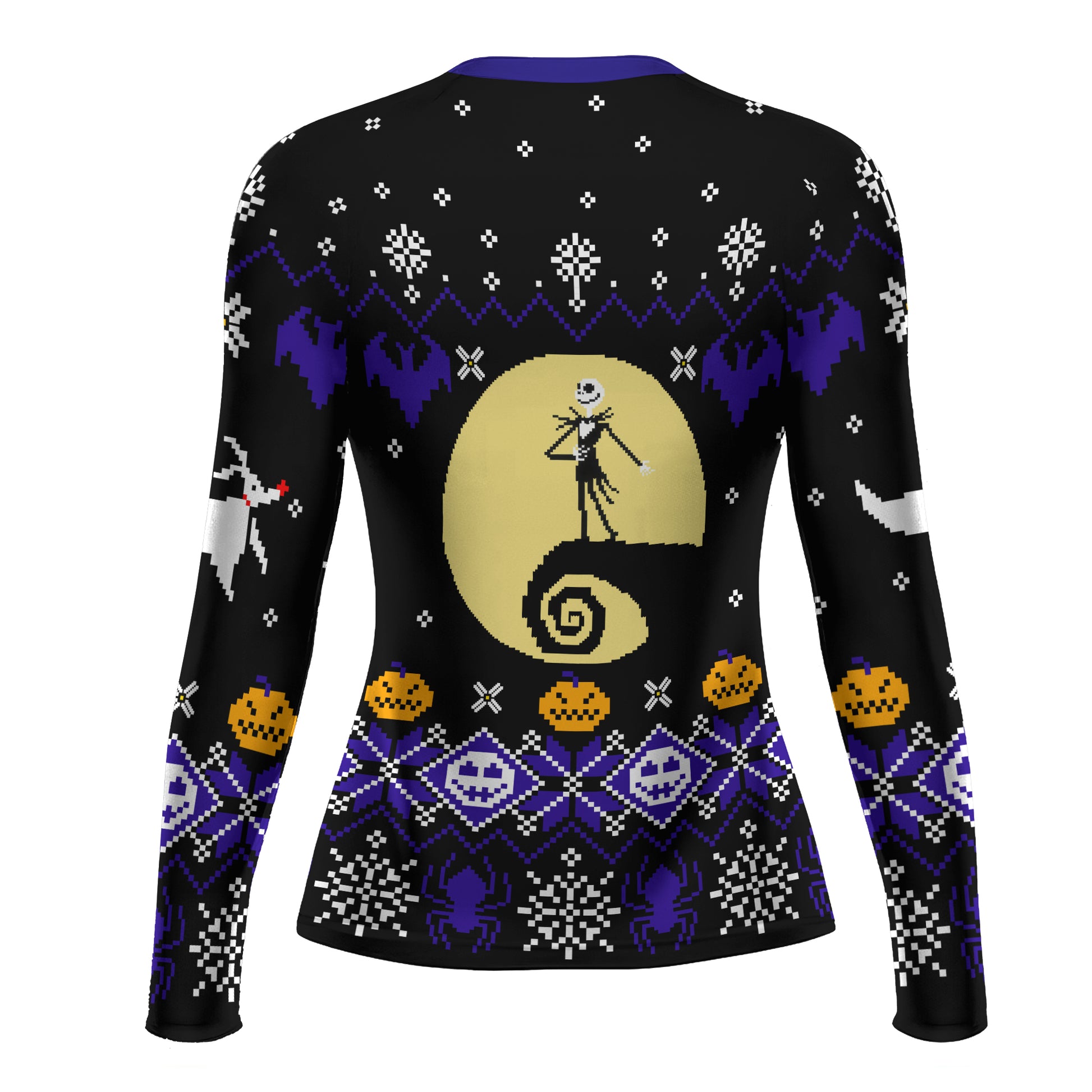 Christmas Jack Skellington Blue Rash Guard