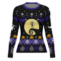 Christmas Jack Skellington Blue Rash Guard