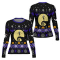 Christmas Jack Skellington Blue Rash Guard