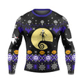 Christmas Jack Skellington Blue Rash Guard