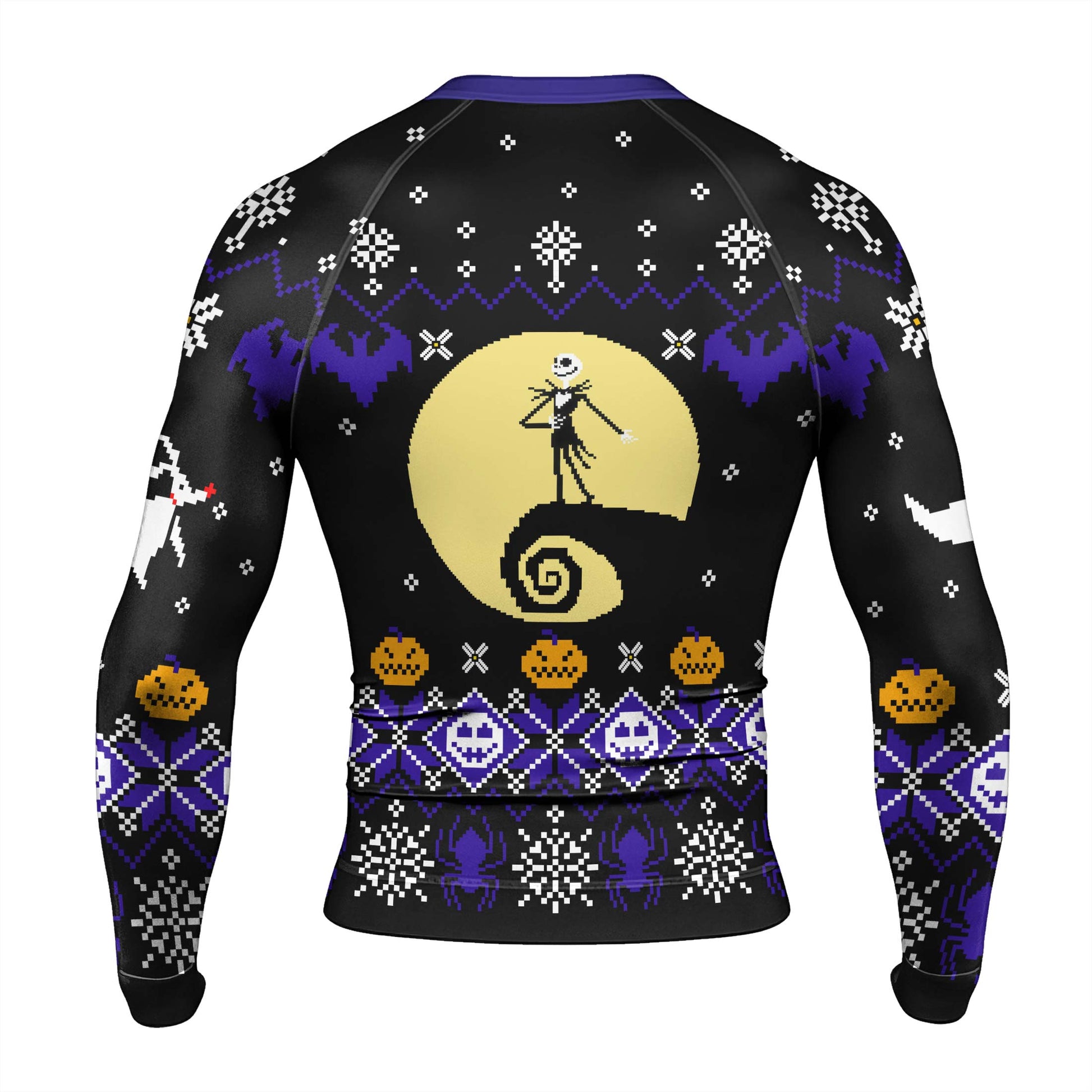 Christmas Jack Skellington Blue Rash Guard