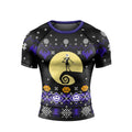 Christmas Jack Skellington Blue Rash Guard