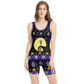 Christmas Jack Skellington Blue Wrestling Singlet